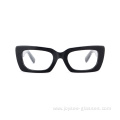 New Handmade Customize Logo Wholesale Full Rim Rectangle Acetate Glasses Frames Eyewear